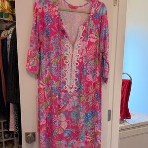 Lilly Pulitzer Pink and Aqua dress